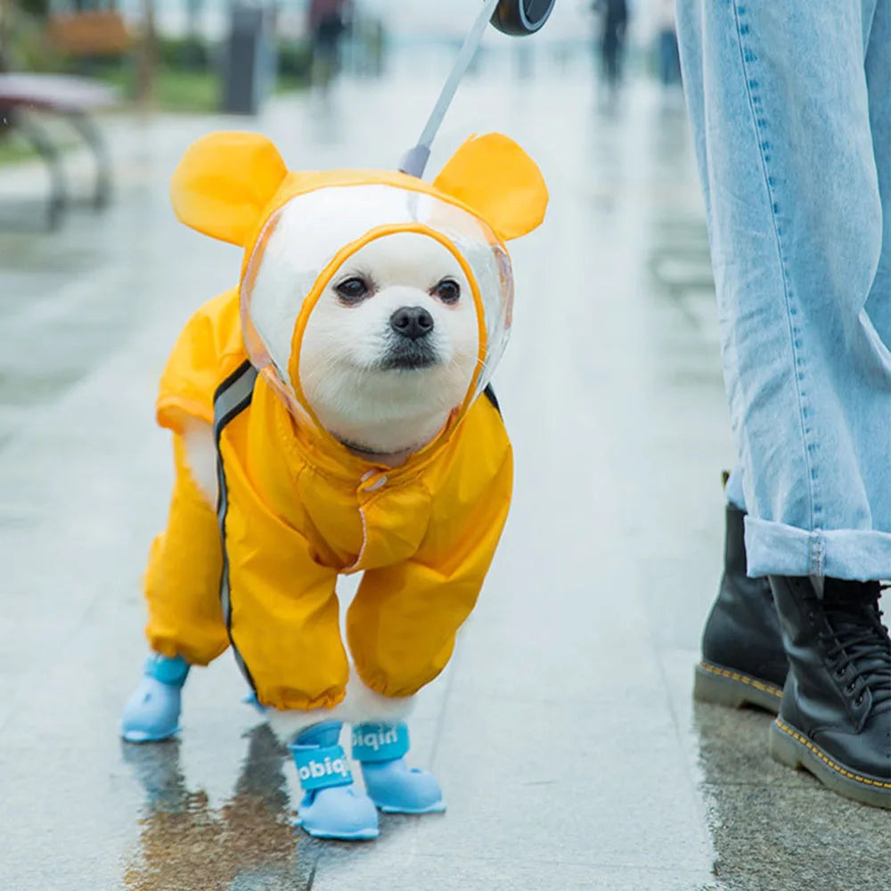 かっこいい犬用レインコート