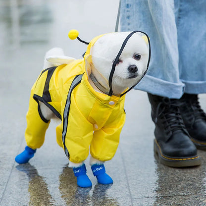 かっこいい犬用レインコート